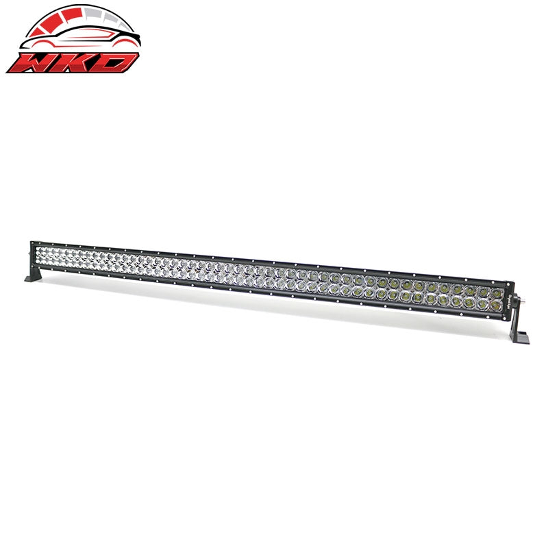 49" 288W 96 LED 2 Row LED Work Light Bar Spot Flood Combo Truck SUV ATV Off Road