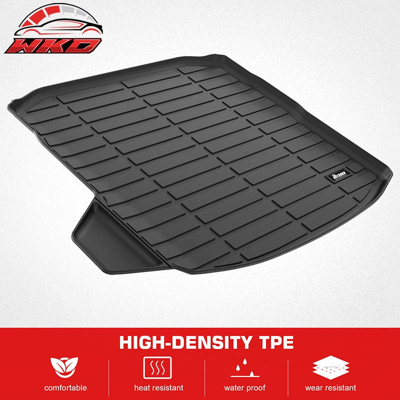 Fits 15-20 Audi A3 & A3 Quattro Sedan FWD TPE All Weather 3D Rear Area Trunk Mat