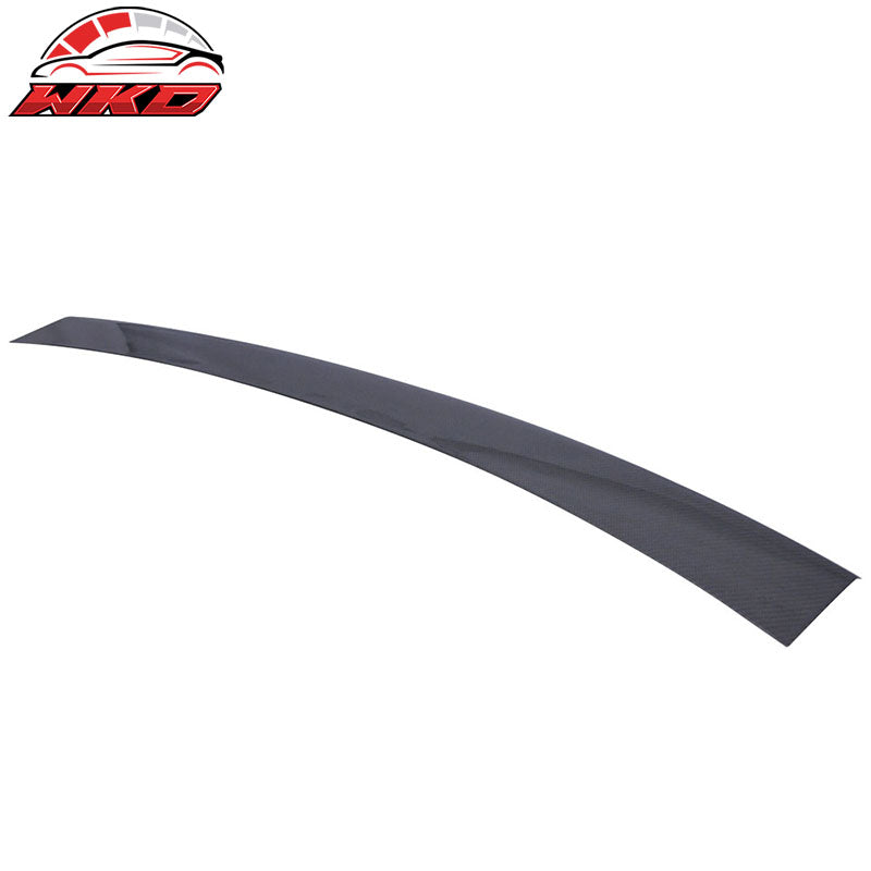 Fits 10-15 Audi Q5 S Line Rear Bumper Sill Plate Trim Cover Matte Carbon Fiber