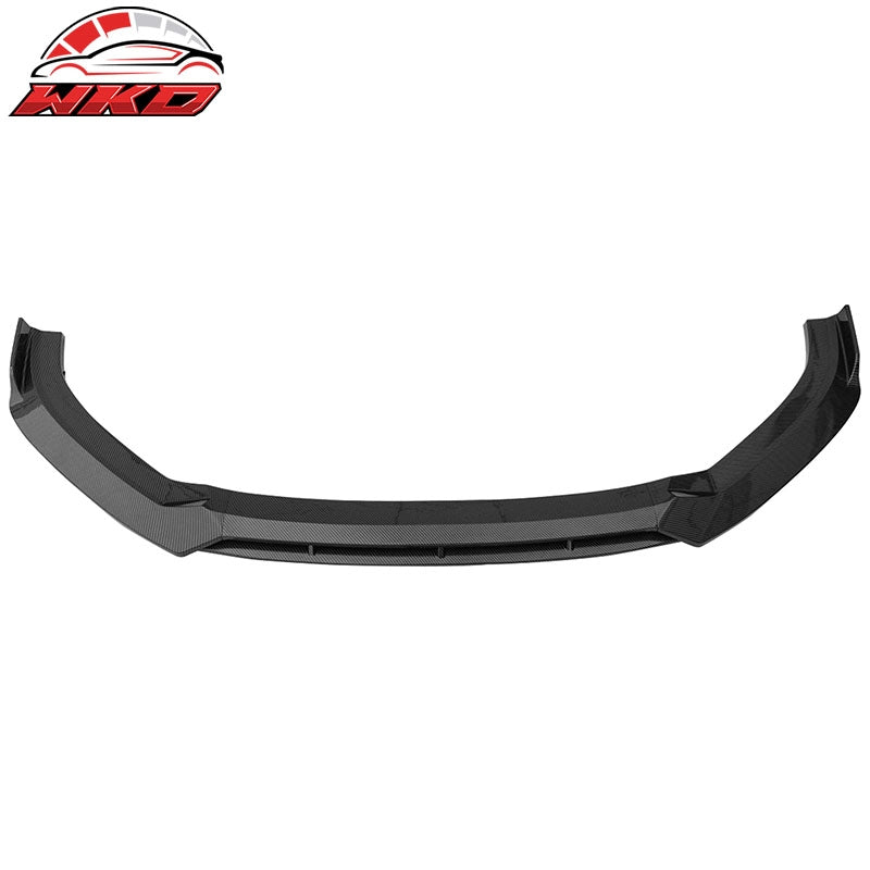 Fits 2017¨C2020 Audi S3 A3 8V S-Line Front Bumper Lip Spoiler Carbon Fiber Print