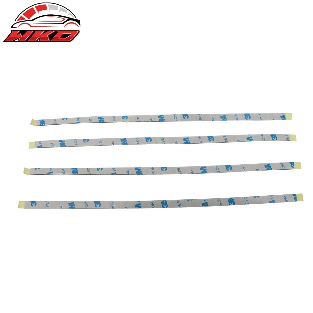 Fits 06-11 BMW E90 3-Series Sedan Headlight Eyebrows Eyelid Painted #A35 Blue