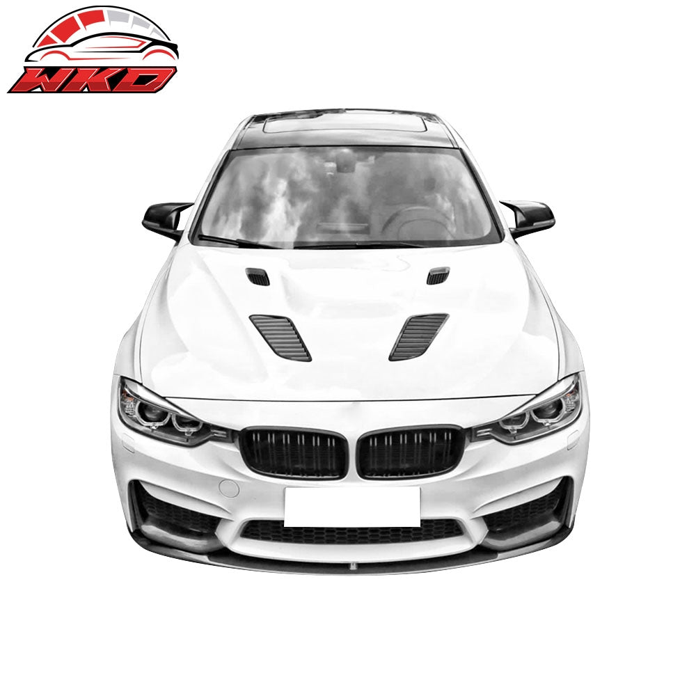 Fits 12-20 BMW F30 F31 F32 F33 F36 GT Type Front Hood Bonnet Vent Air Duct-Steel