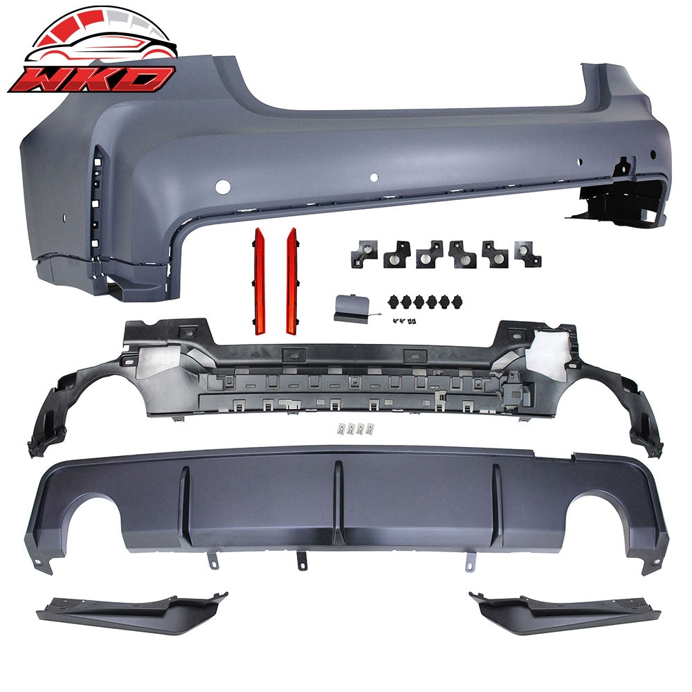 Wholesale 19-25 BMW 3 Series G20 Sedan M3 Style Rear Bumper Conversion for Round Tips