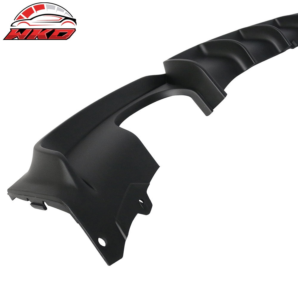 Fits 12-18 BMW F30 MT M Sport Rear Bumper Diffuser Twin Muffler Single Out