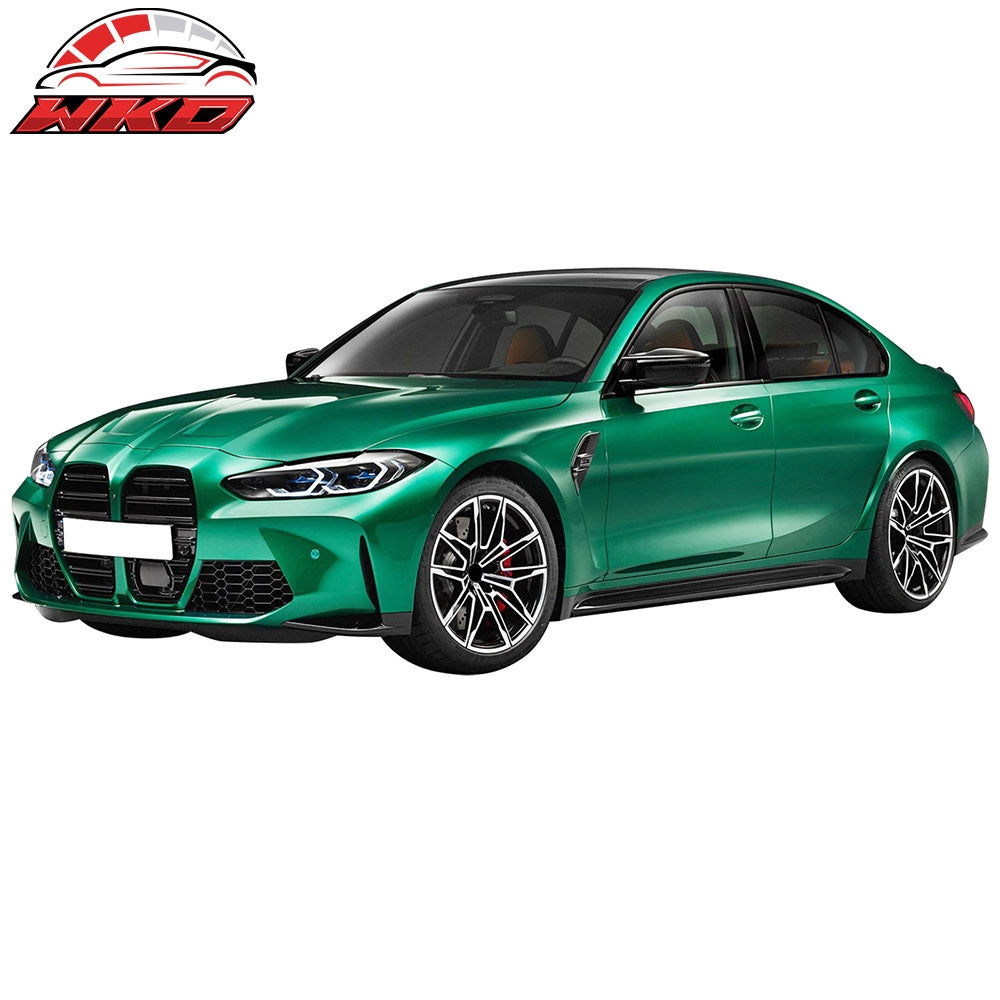 Fits 19-26 BMW 3 Series G20 Sedan 4-Door M3 Style Side Skirts with Ambient Light