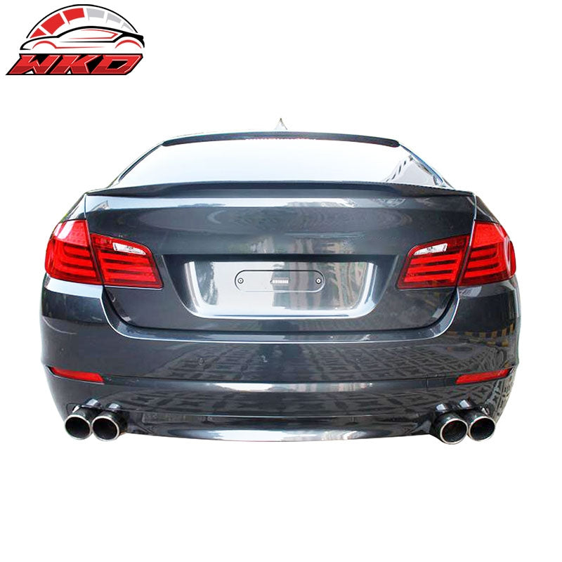 Fits 11-16 BMW 5-Series F10 Sedan Performance Style Trunk Spoiler Unpainted ABS