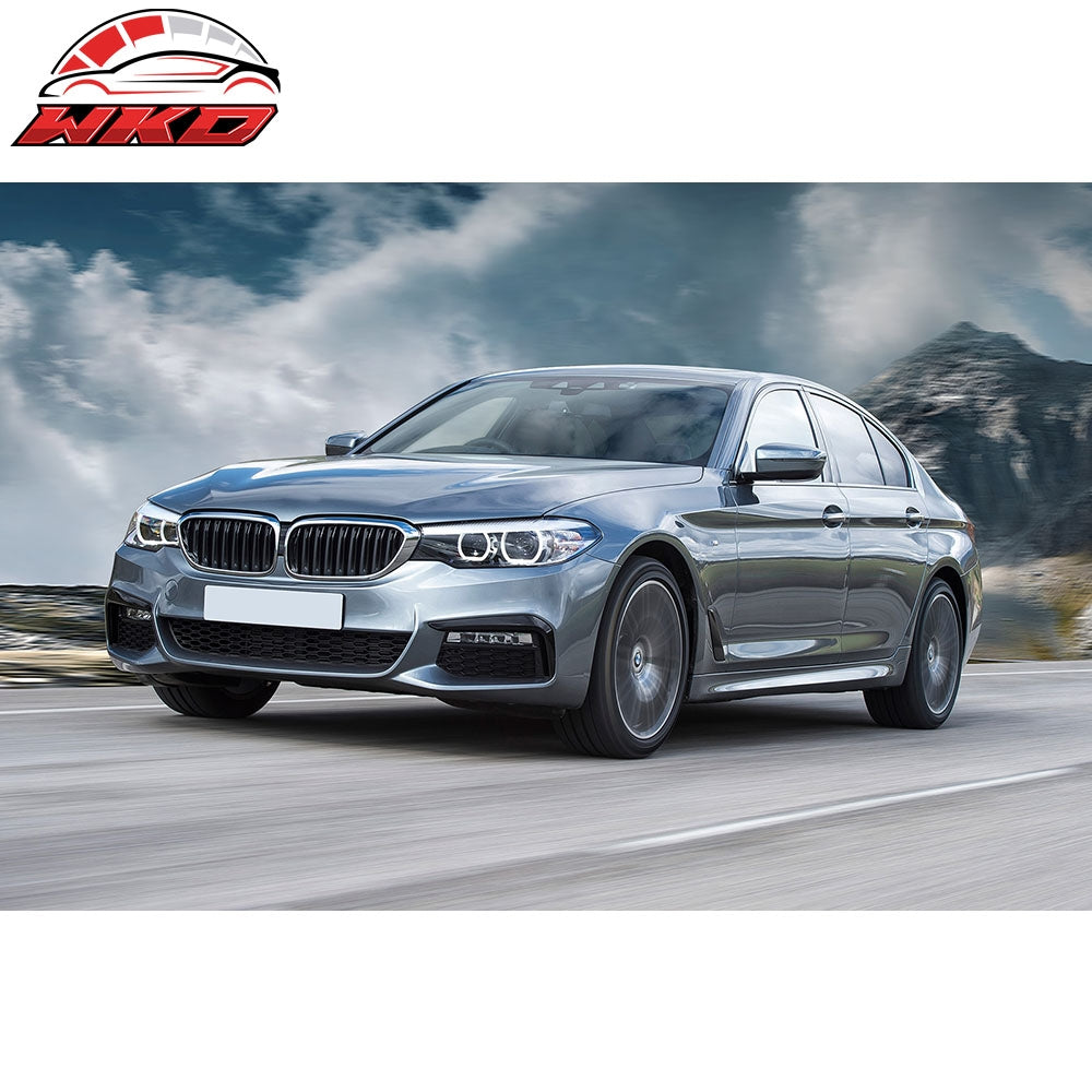 Fits 17-20 BMW G30 5-Series Sedan Front Bumper Cover Conversion Kits W/Grille PP