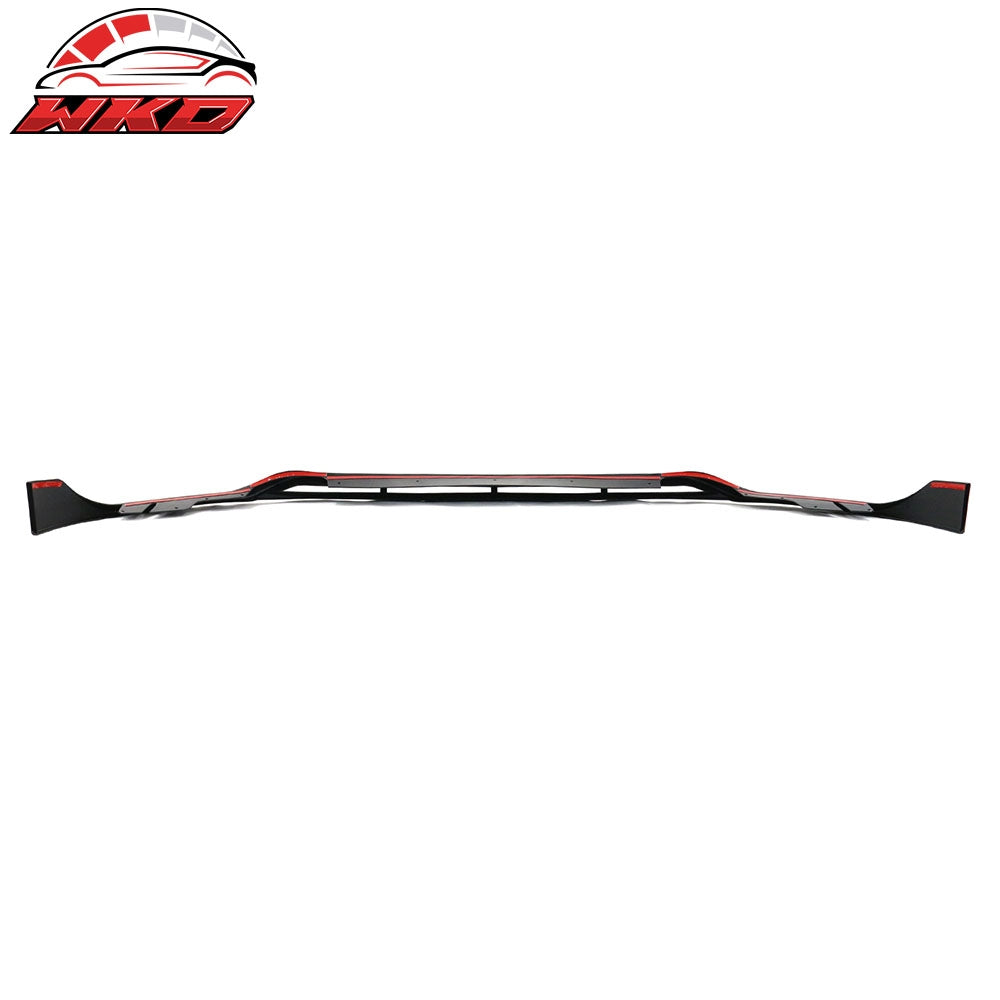 Fits 21-23 BMW G30 G31 LCI 5-Series Front Bumper Lip Gloss Black Chin Spoiler