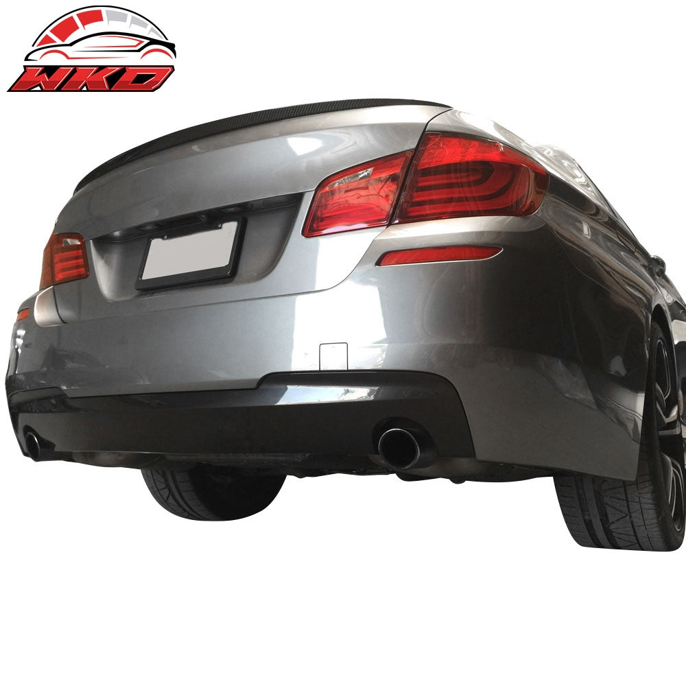 Fits 11-16 BMW F10 5-Series M-Tech Style Rear Bumper Conversion Kits Twin Outlet