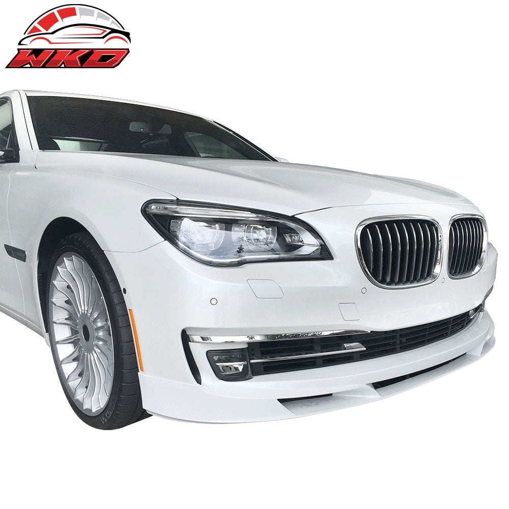 Fits 13-15 BMW F01 F02 7 Series LCI AP Style Unpainted Front Bumper Lip Spoiler
