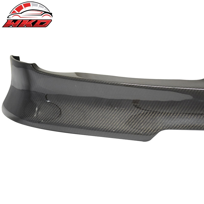 Fits 05-08 BMW E90 3 Series Pre LCI C Style Front Bumper Lip - Carbon Fiber