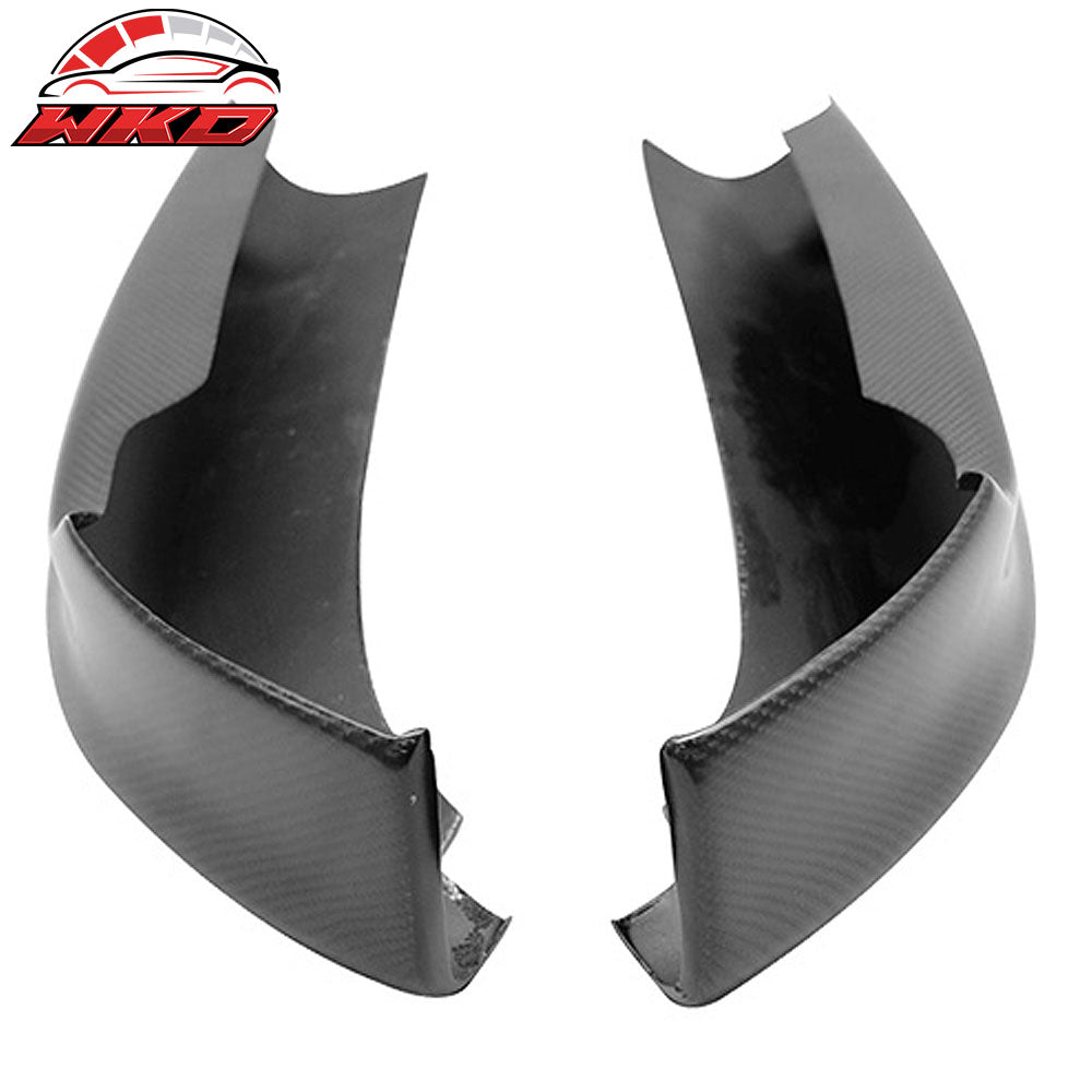 For 05-08 BMW E90 3-Series OE Style Front Bumper Lip Splitter Matte Carbon Fiber