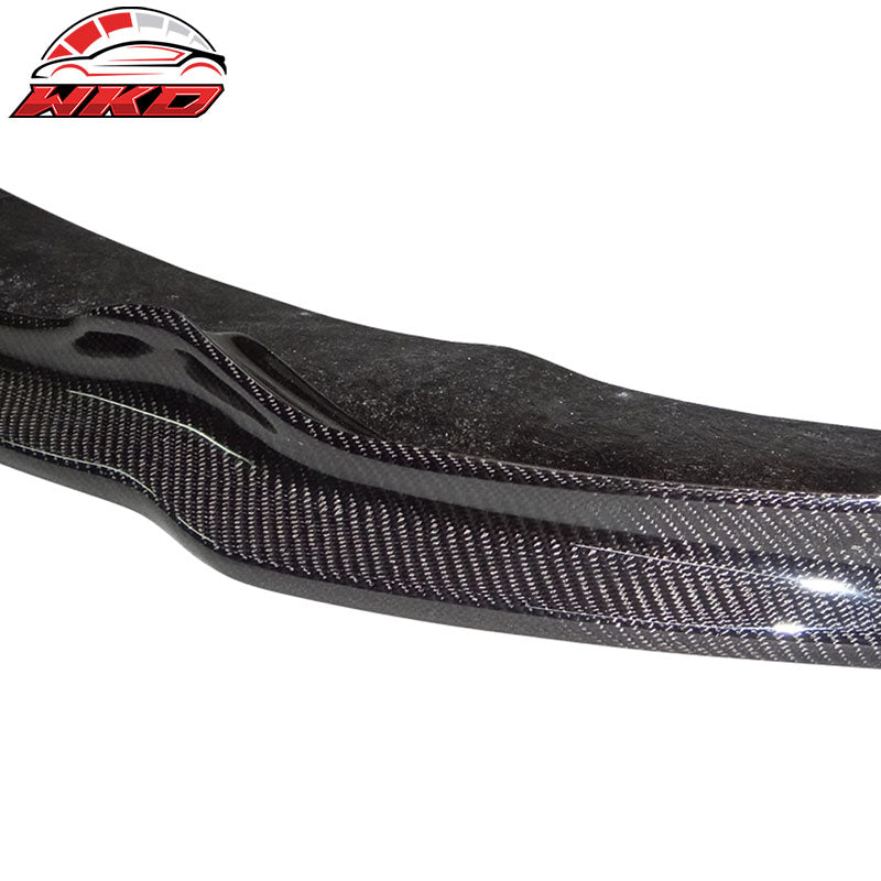 Fits 11-16 BMW F10 5 Series MT M Sport AK Style Front Bumper Lip Carbon Fiber