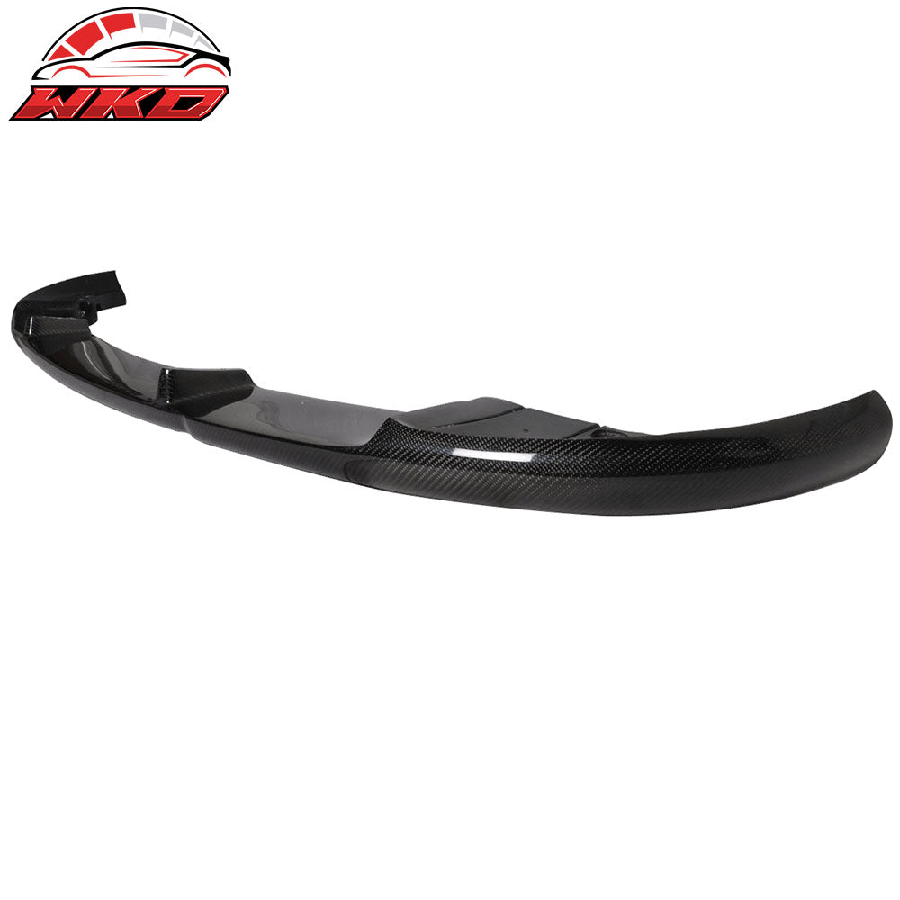 Fits 11-12 BMW F10 5 Series H Style Front Bumper Lip Spoiler Matte Carbon Fiber