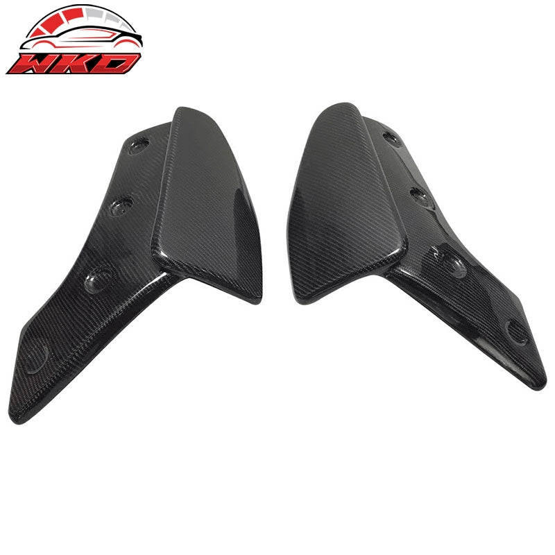 Fits 14-18 BMW F15 X5 MP Style 3PCS Rear Bumper Lip Diffuser Matte Carbon Fiber
