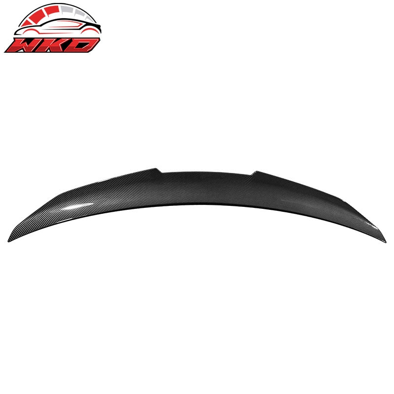 Fits 14-21 BMW F22 2-Series F87 M2 Coupe PSM Trunk Spoiler Carbon Fiber Print