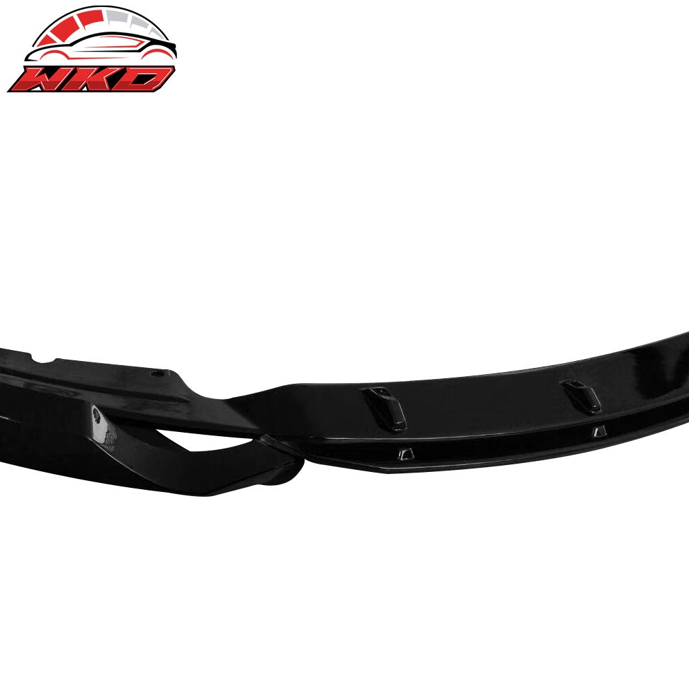 Fits 12-18 BMW F30 F35 M Sport 3D Front Bumper Lip Splitters 4PC - Gloss Black