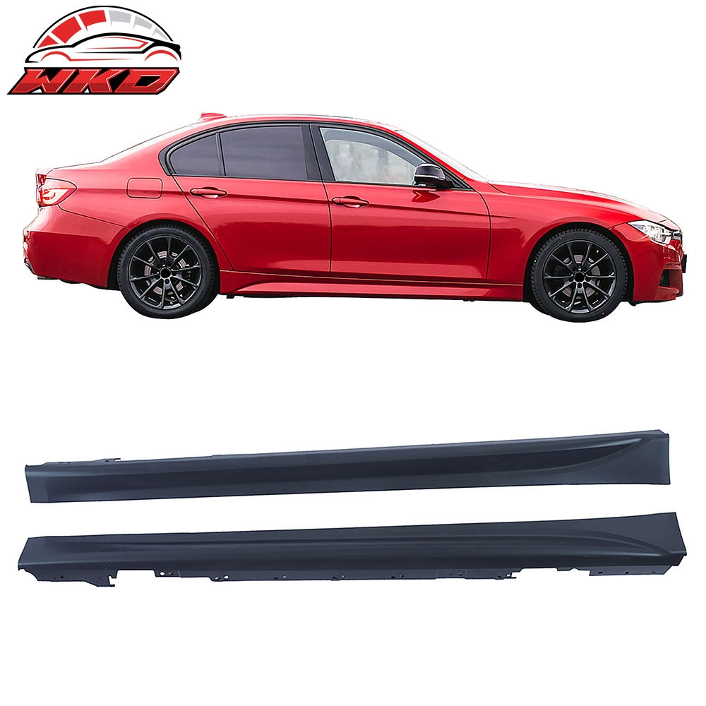 Fits 12-18 BMW 3 Series F30 F31 Wagon Sedan Side Skirts Extension Rocker Panels