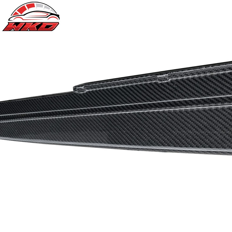 Fits 17-23 BMW G30 5 Series MT MP Style Side Skirts Extension - Carbon Fiber
