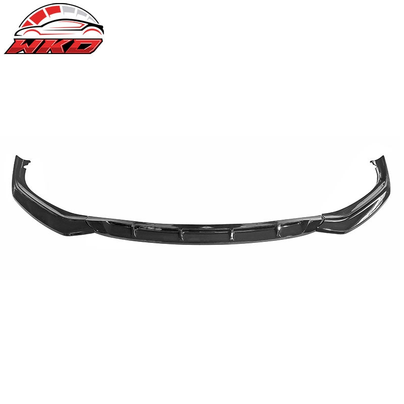 Fits 17-20 BMW G30 530i 540i M550i M Sport GT Style Front Bumper Lip Gloss Black