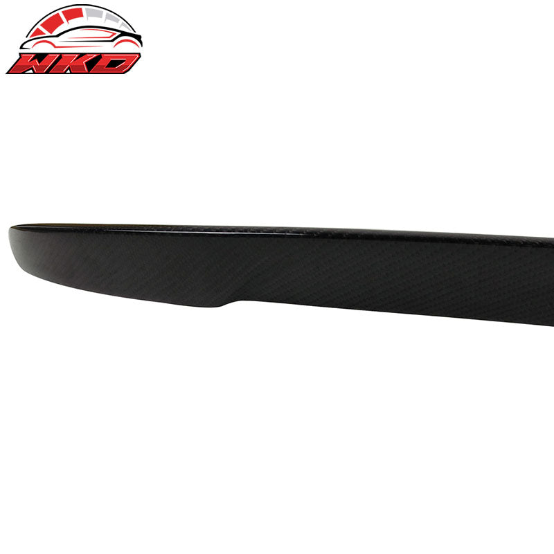Fits 04-08 BMW E63 6 Series Coupe V Style Carbon Fiber CF Rear Trunk Spoiler Lip