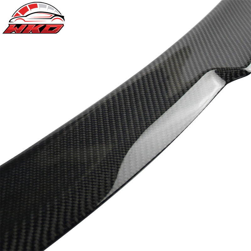Fits 07-13 BMW 3 Series E92 Coupe M4 Style Real Carbon Fiber Rear Trunk Spoiler