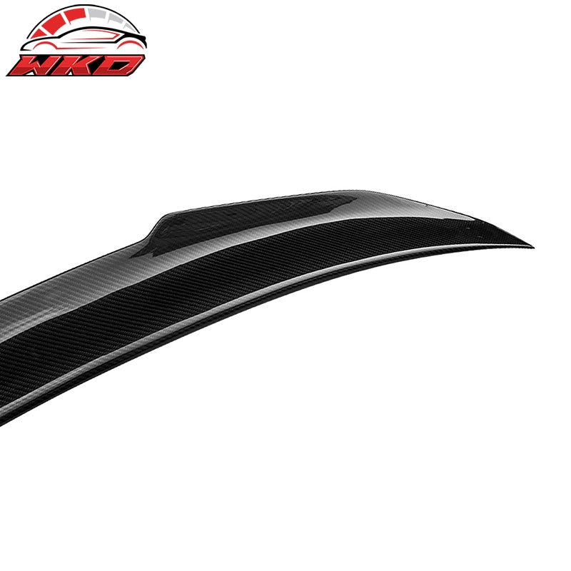 Fits 12-19 BMW 3-Series F30 F80 PSM Style Rear Trunk Spoiler Matte Carbon Fiber