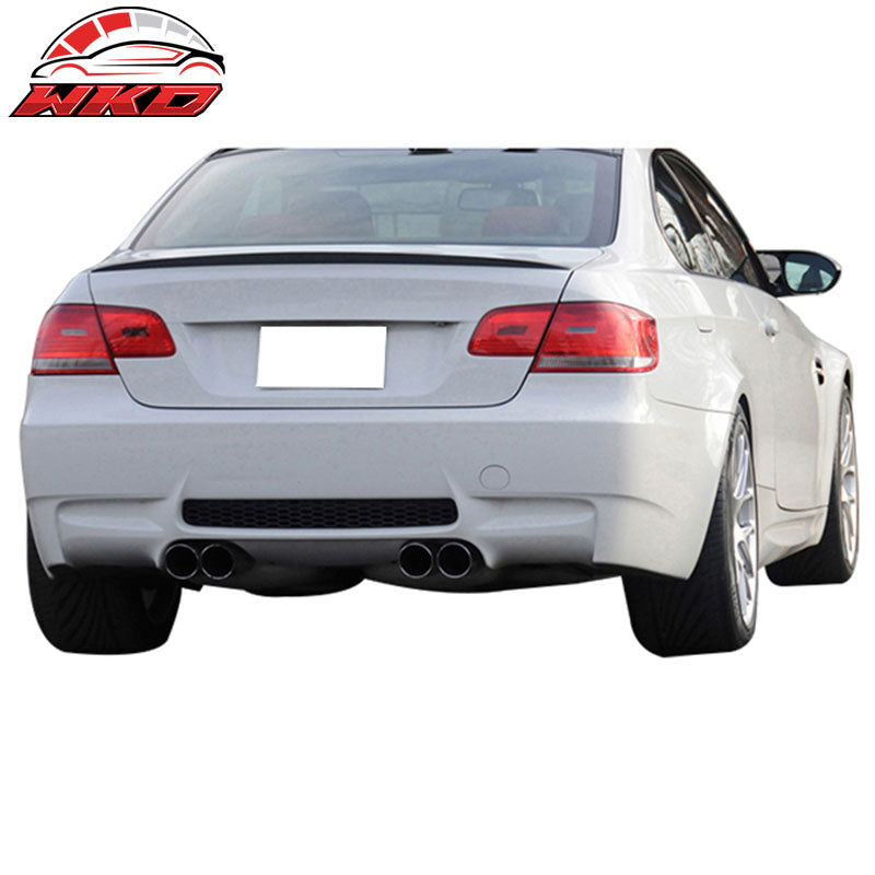 Fits 07-13 BMW 3 Series E92 Coupe M3 Style Rear Trunk Spoiler Wing ABS Unpainted