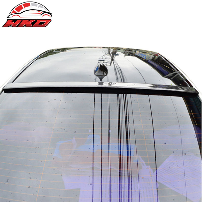 Fits 11-16 BMW F10 5 Series Sedan AC Style Roof Spoiler Wing Matte Carbon Fiber
