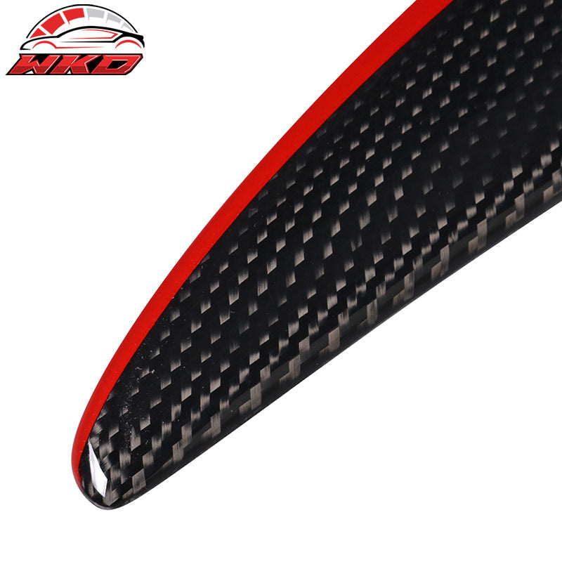 Fits 07-13 BMW E93 Performance Style Trunk Spoiler Carbon Fiber CF W/Red Line
