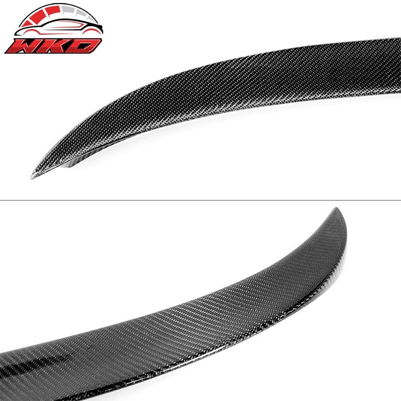 Fits 12-19 BMW F30 3Series Sedan+F80 M3 A Style Trunk Spoiler Matte Carbon Fiber