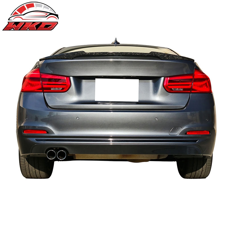 Fits 12-18 BMW F30 F80 M4 Style Trunk Spoiler Wing - Forged Carbon Fiber