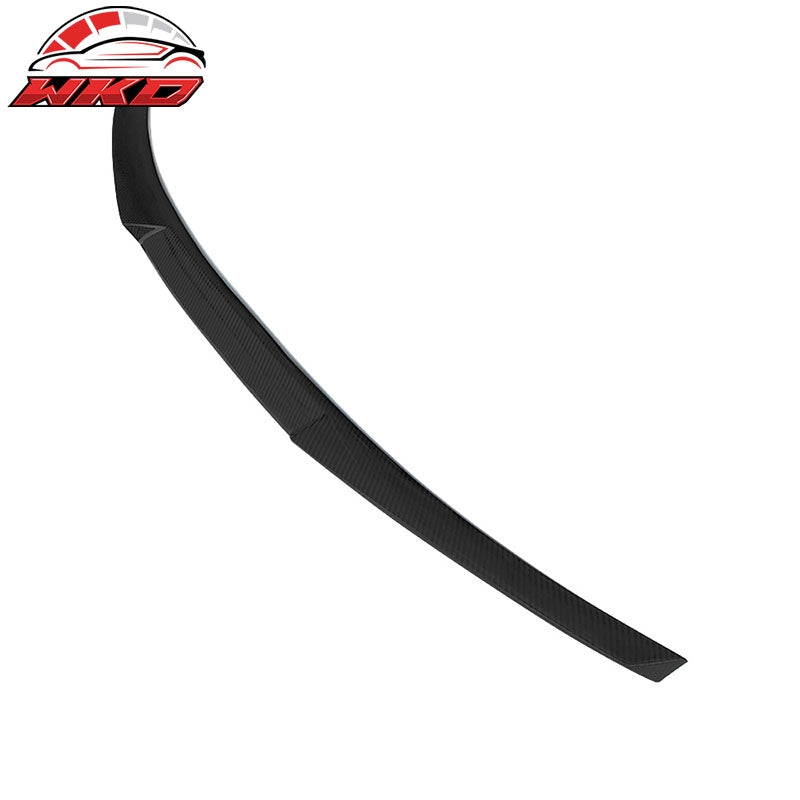 For 17-23 BMW 5-Series G30 F90 M5 M4 Style Trunk Spoiler Wing Matte Carbon Fiber