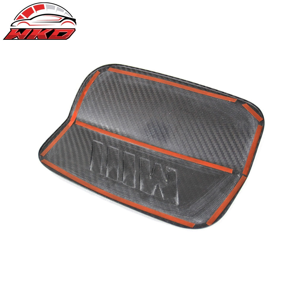 Fits 16-19 BMW X6 F16 X6M F86 Carbon Fiber CF Side Oil Fuel Tank Cap Cover Trim