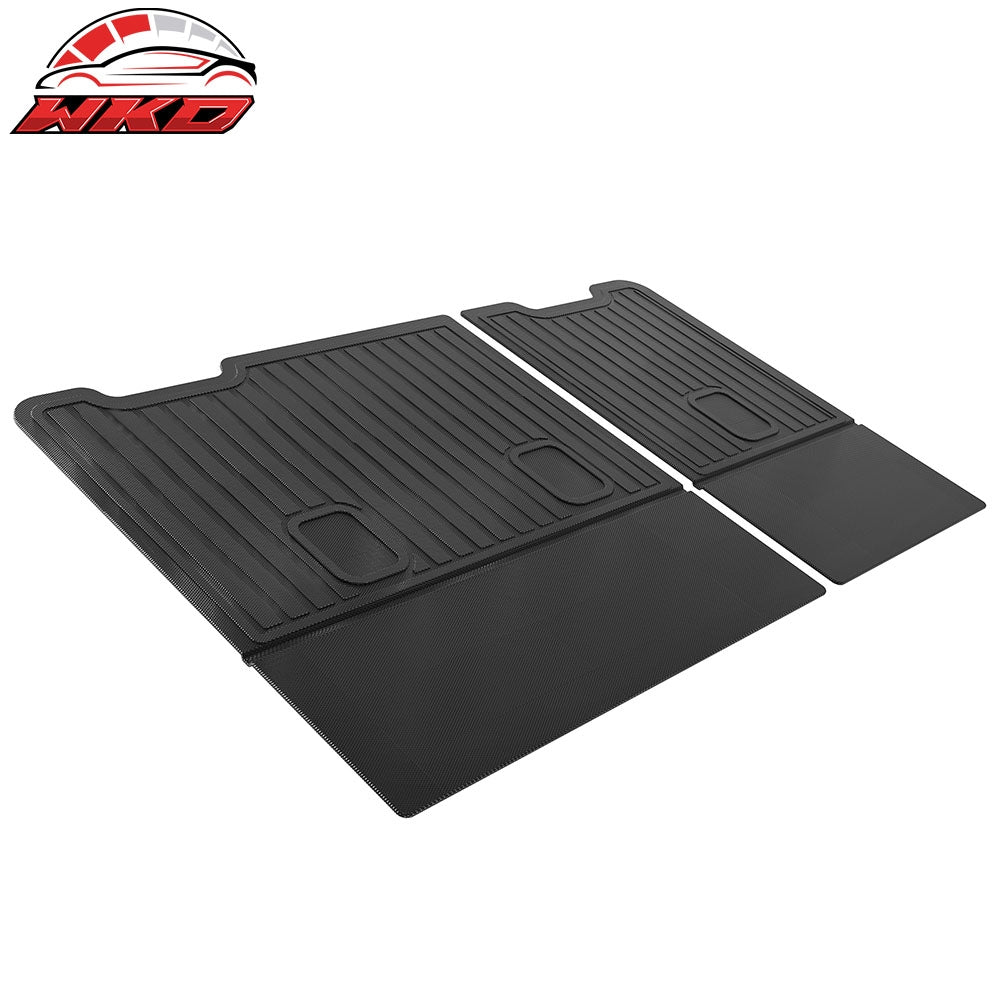 Fits 15-20 Chevy Tahoe & GMC Yukon 2PCS Backrest Mats Rear Seat Back Cover TPE