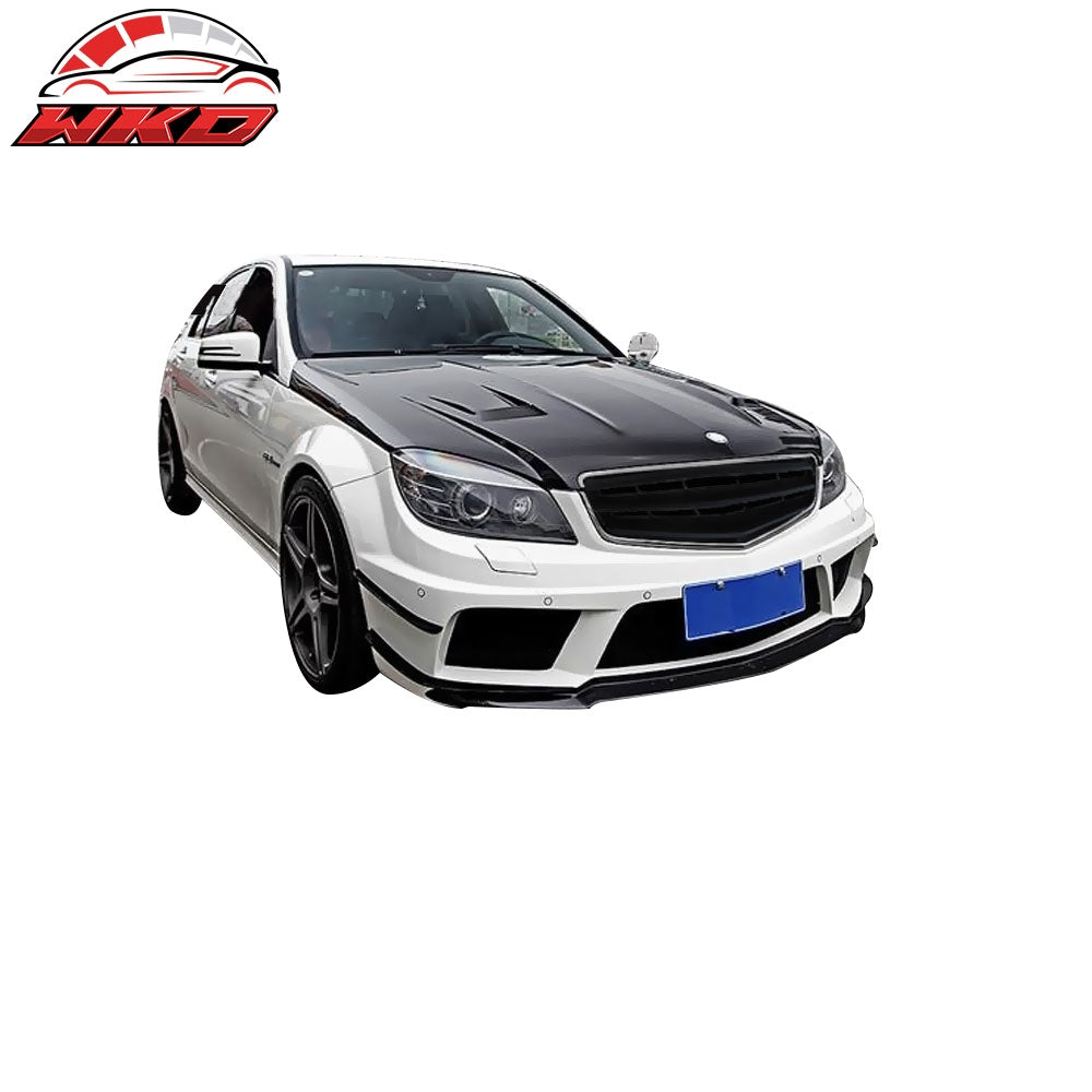 Fits 08-11 Mercedes BENZ W204 Black-Series Style Front Bumper PP