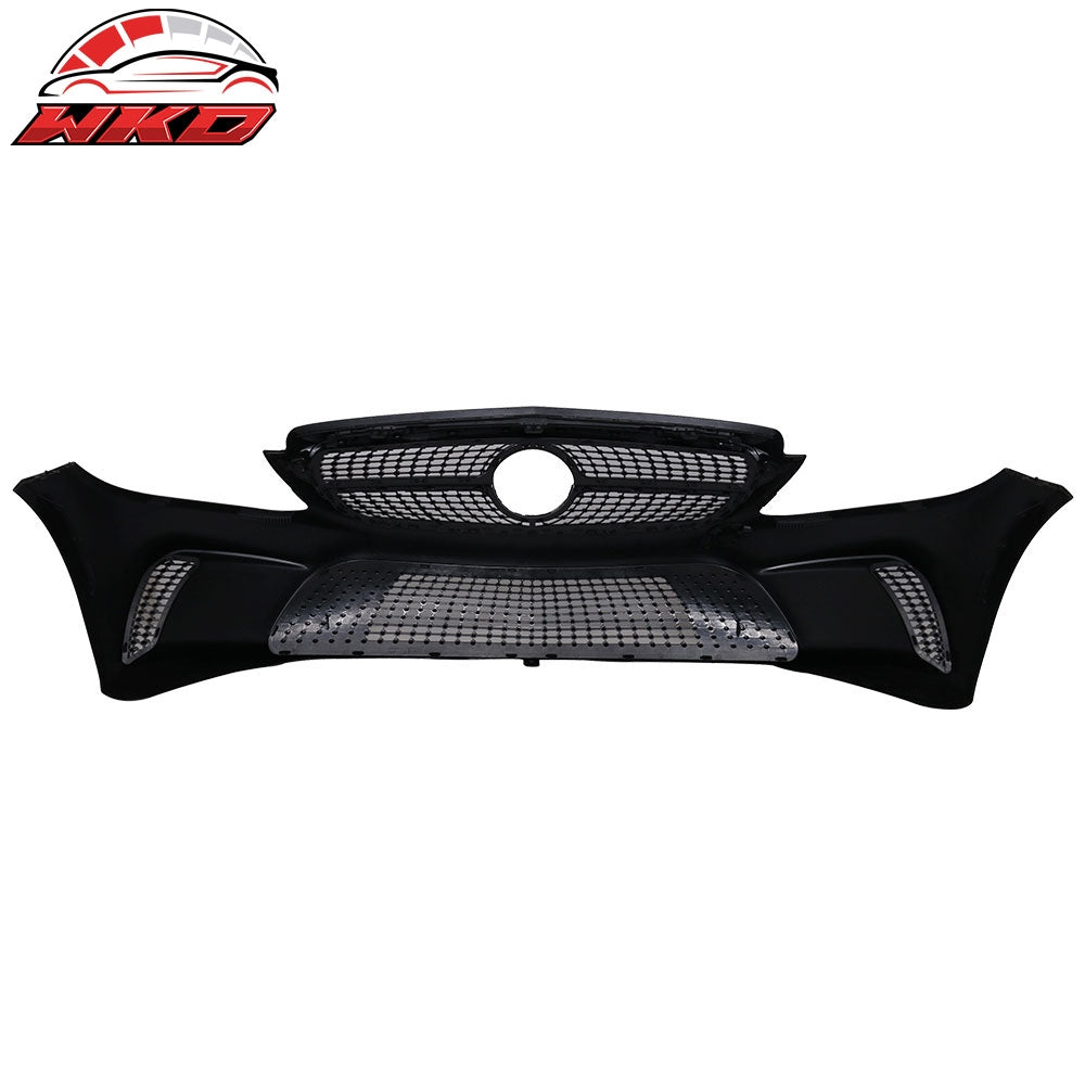 Fits 15-17 Mercedes W205 C-Class Concept Style Front Bumper - PP