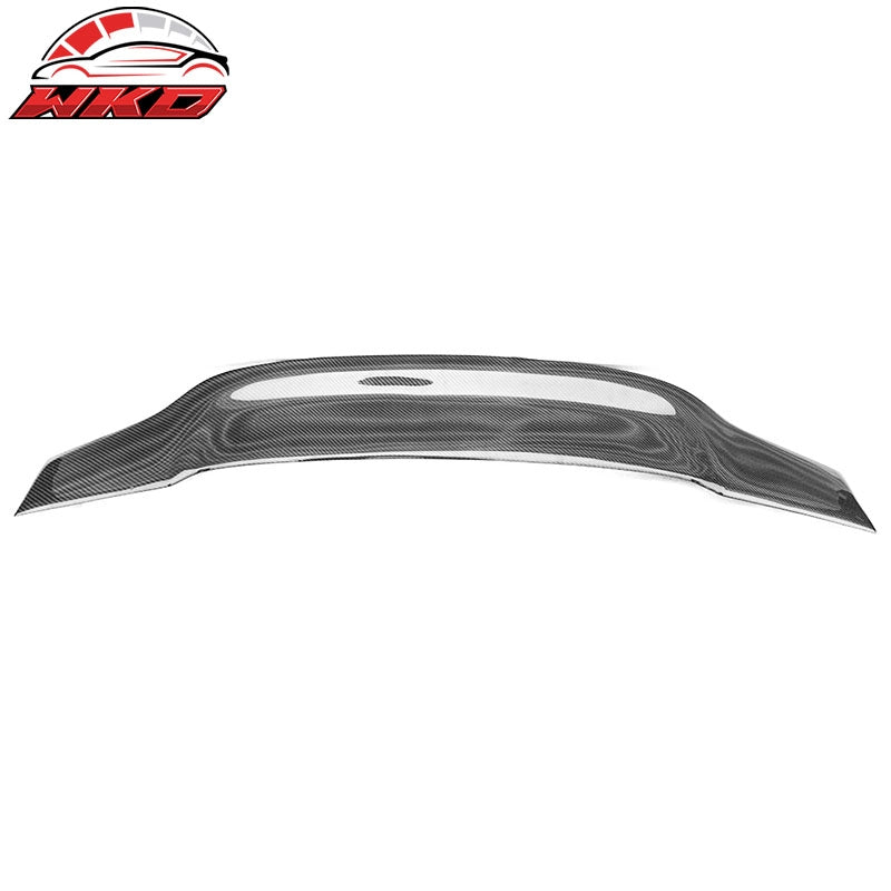 Fits 13-19 Benz CLA Class W117 C117 RT Style Trunk Spoiler Matte Carbon Fiber