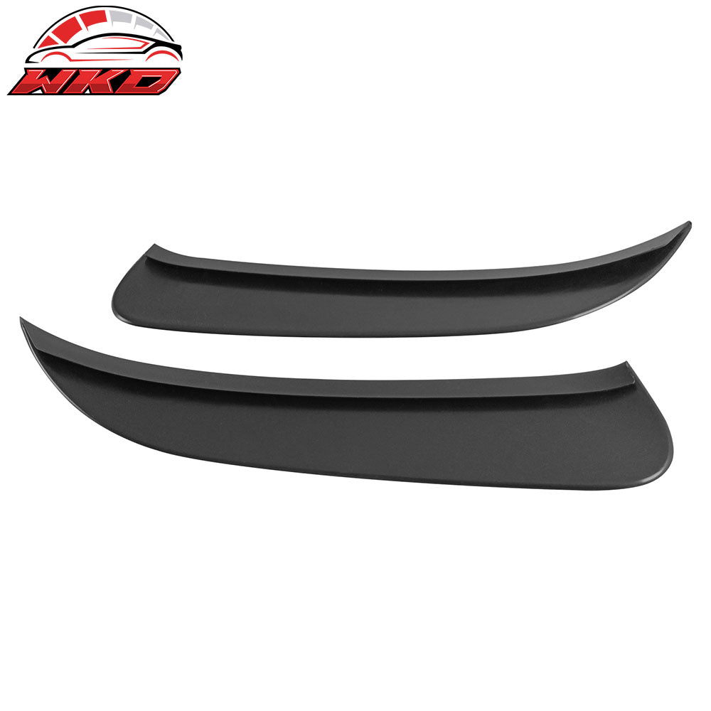 Fits 14-19 Benz W117 C117 CLA-Class Rear Bumper Side Vent Canards ABS Unpainted