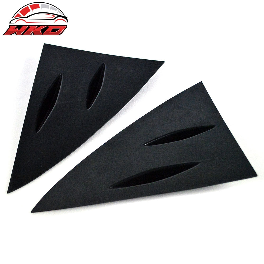 Fits 14-19 Benz W117 C117 CLS-Class Sedan Matte Black Side Window Louvers Cover