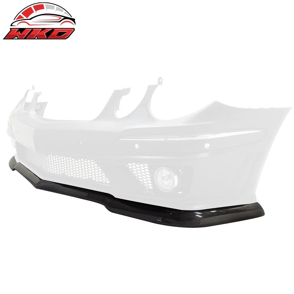 Fits 07-09 Benz E-Class W211 H Style Front Bumper Lip Spoiler PP Unpainted
