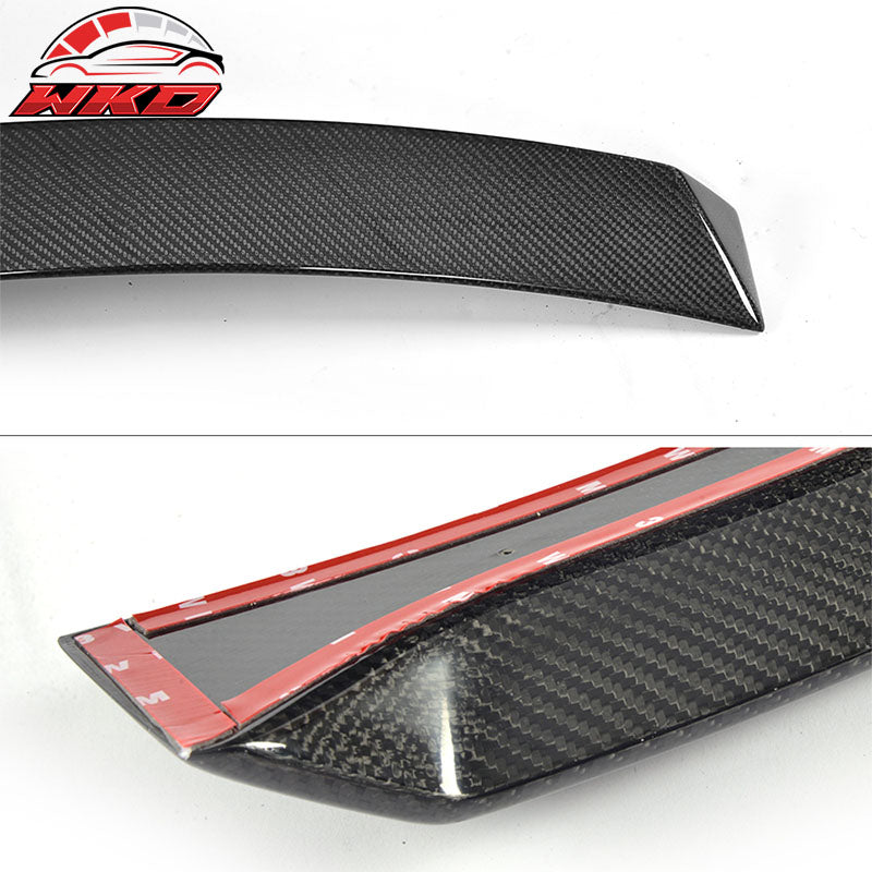 Fits 17-18 Benz C238 E Class JC Style Coupe Rear Roof Spoiler Matte Carbon Fiber