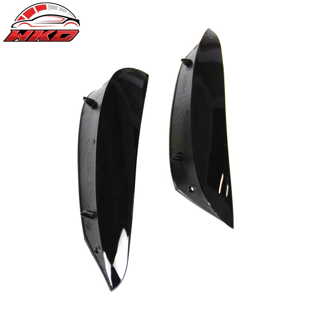 Fits 17-23 Benz W213 E Class Sedan AMG Style Front Vent Flaps Painted #040 Black