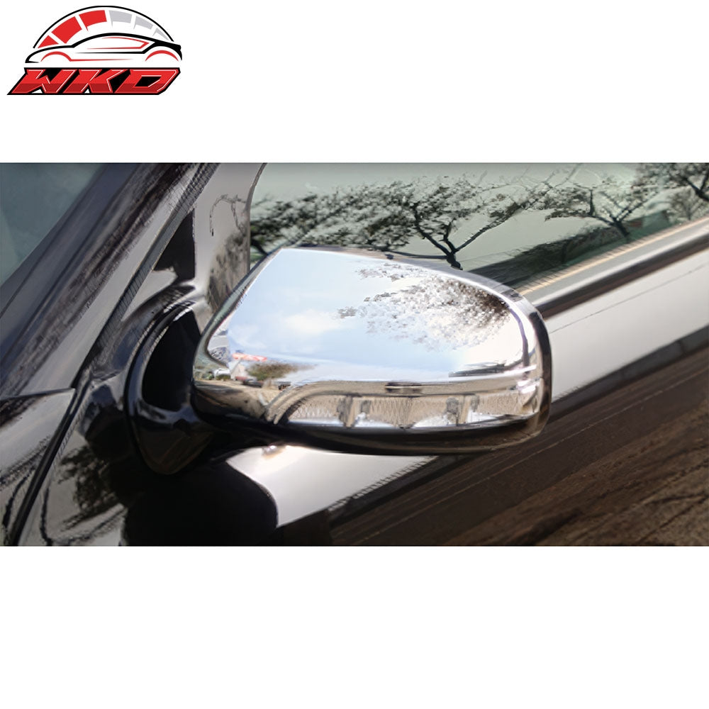 For 07-09 Benz E-Class W211 Mirror Cover Overlay W/ Signal Light Cut-Out Chrome