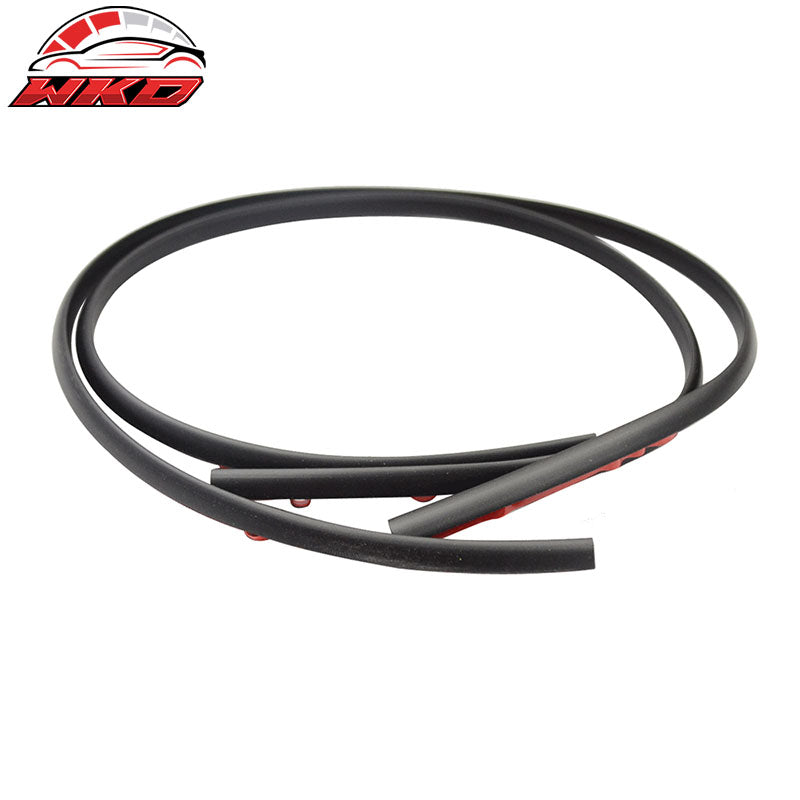 Fits 12-14 C-class W204 LCI GH Matte Black Carbon Fiber Front Bumper Lip Spoiler