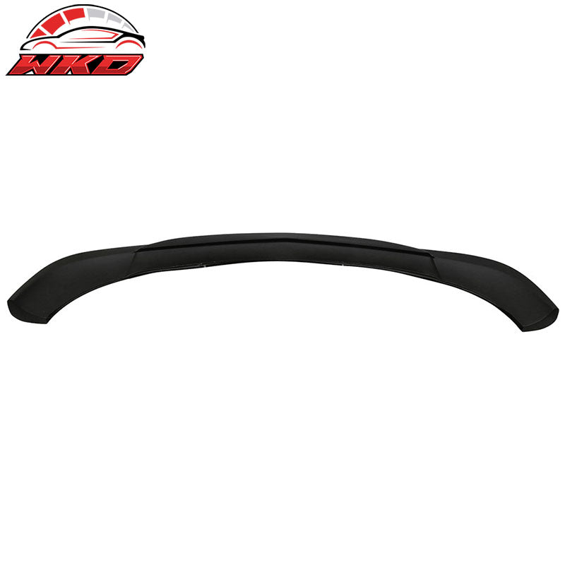 Fits 12-14 W204 4Dr Sedan Godhand Style Front Bumper Lip Spoiler Matte Black FRP