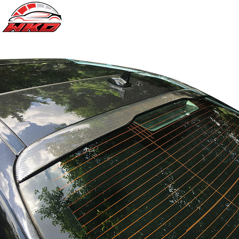 Fits 14-20 Mercedes-Benz W222 Sedan JC Style Roof Spoiler Carbon Fiber
