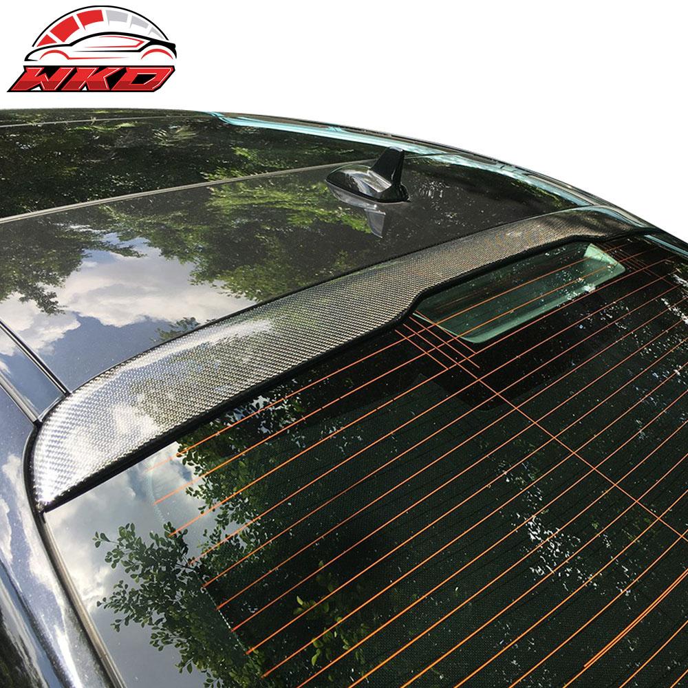 Fits 14-20 Benz W222 S Class Sedan JC Style Roof Spoiler - Matte Carbon Fiber