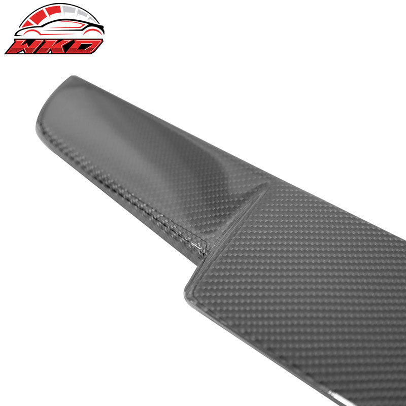 Fits 11-16 Benz SLK R172 Convertible V Style Trunk Spoiler - Matte Carbon Fiber