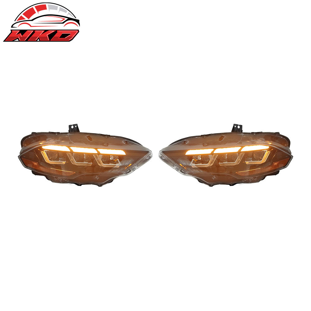 Fits 18-23 Ford Mustang Mach 1 Front Bumper Cover Conversion LED 2024 Headlights